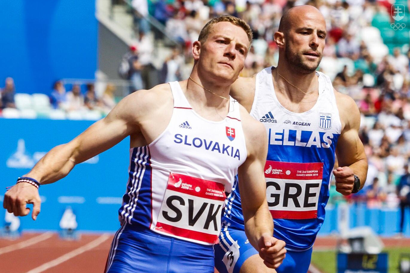 Jediný strieborný kov slovenskej výpravy v Minsku získal Ján Volko v behu na 100 m.