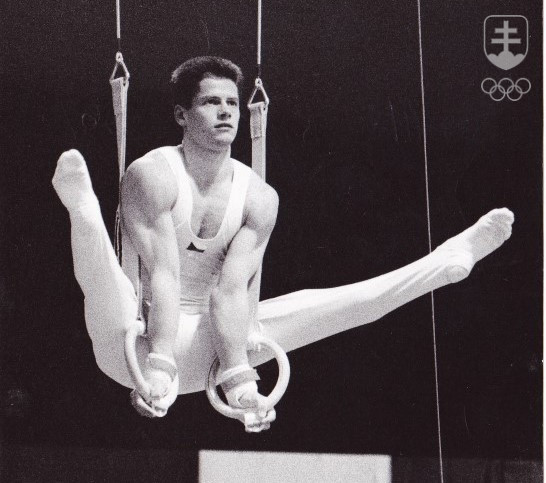Martin Modlitba v časoch vrcholnej gymnastickej kariéry.