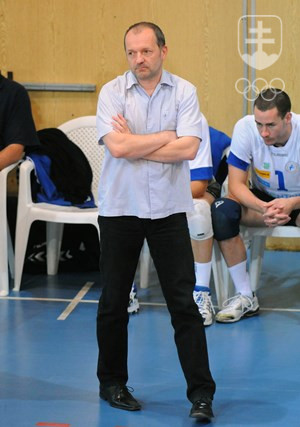 Ivan Husár pred viac než desaťročím ako tréner volejbalistov VKP Bratislava.