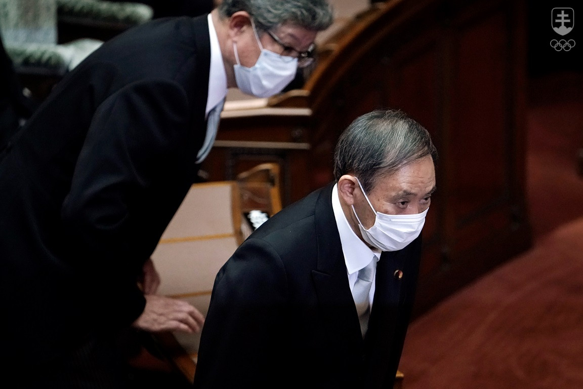 Nový japonský premiér Jošihide Suga.