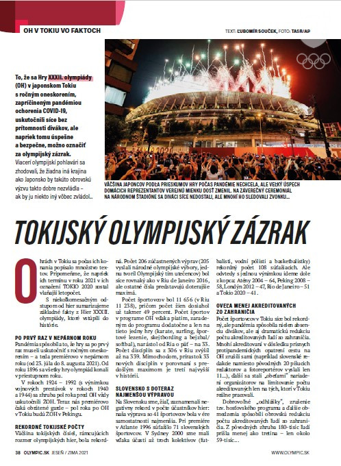časopis OLYMPIC.sk