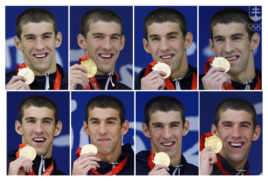 Jedinečný Michael Phelps – z bazéna vylovil Američan osem zlatých medailí!