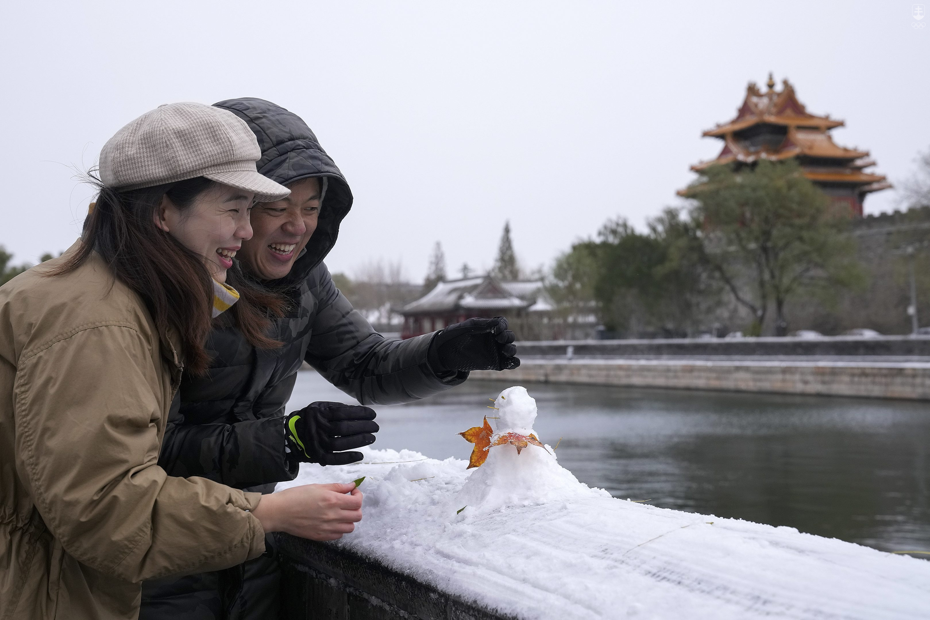 Sneženie v Pekingu