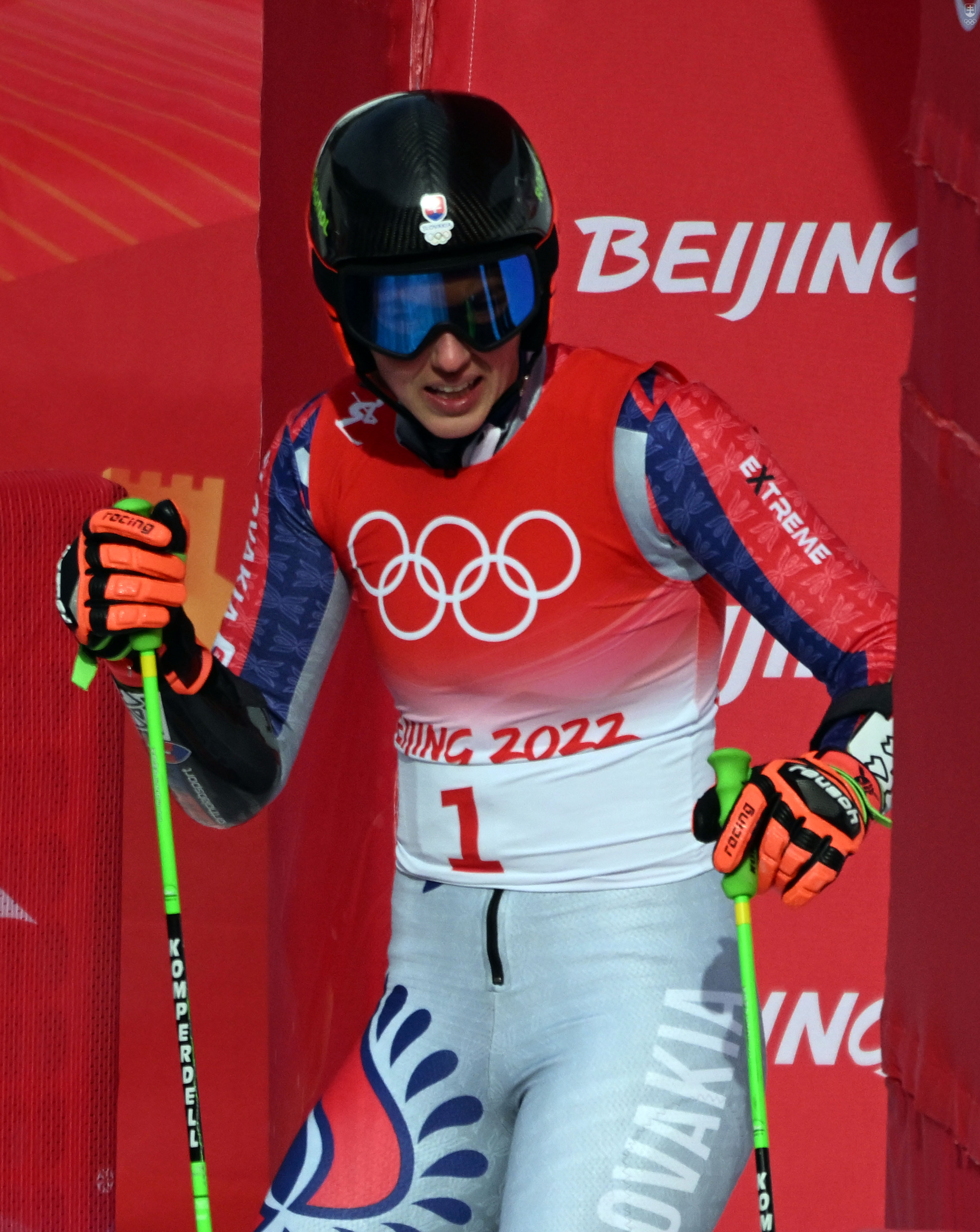 Petra Vlhová bola po olympijskom obrovskom slalome veľmi sklamaná. 