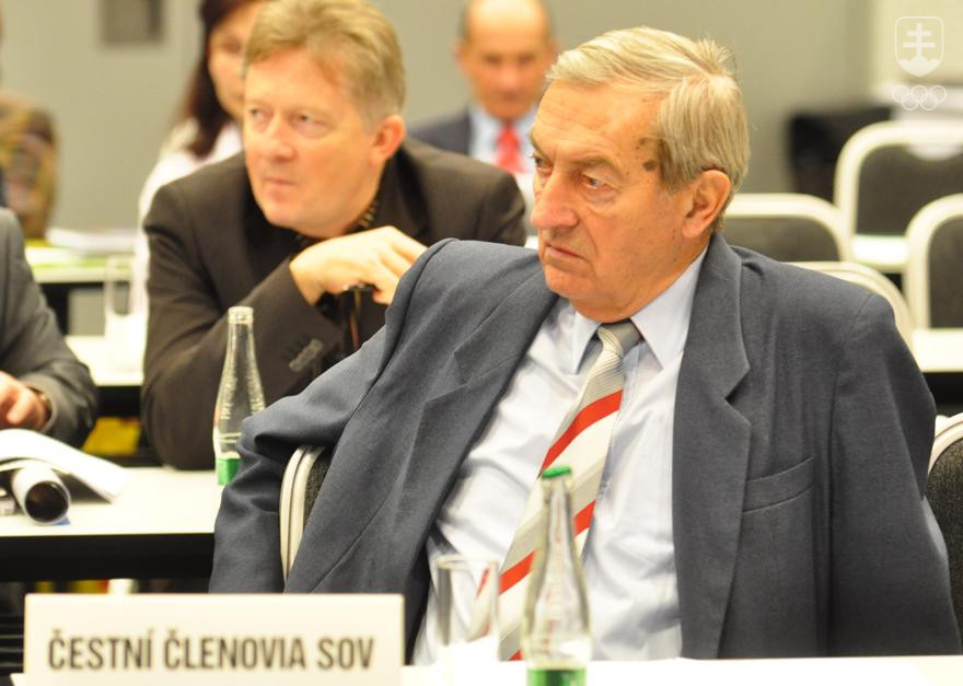 Ivan Čierny pred niekoľkými rokmi na jednom z valných zhromaždení Slovenského olympijského výboru.