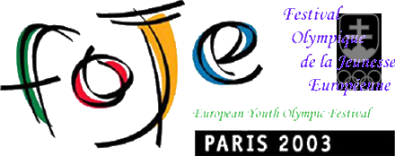 Logo EYOF 2003 Paríž.