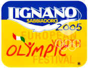 Logo EYOF 2005 Lignano Sabbiadoro.