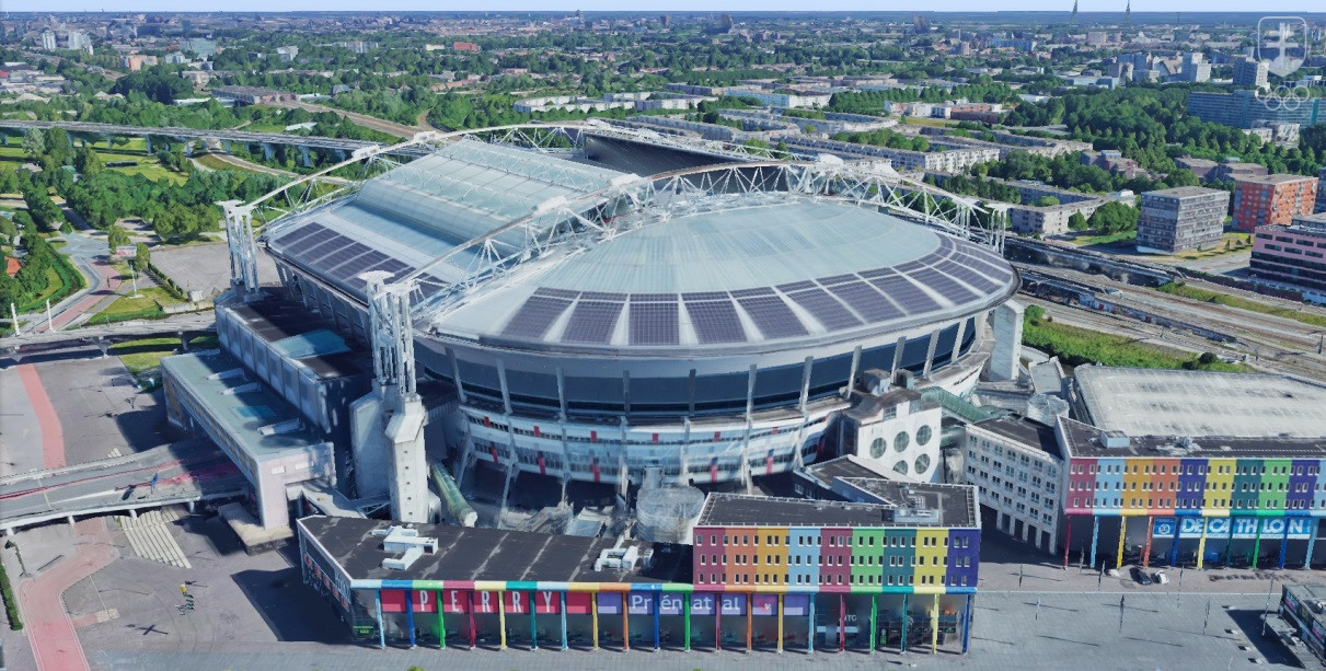Johan Cruyff Arena v holandskom Amsterdame