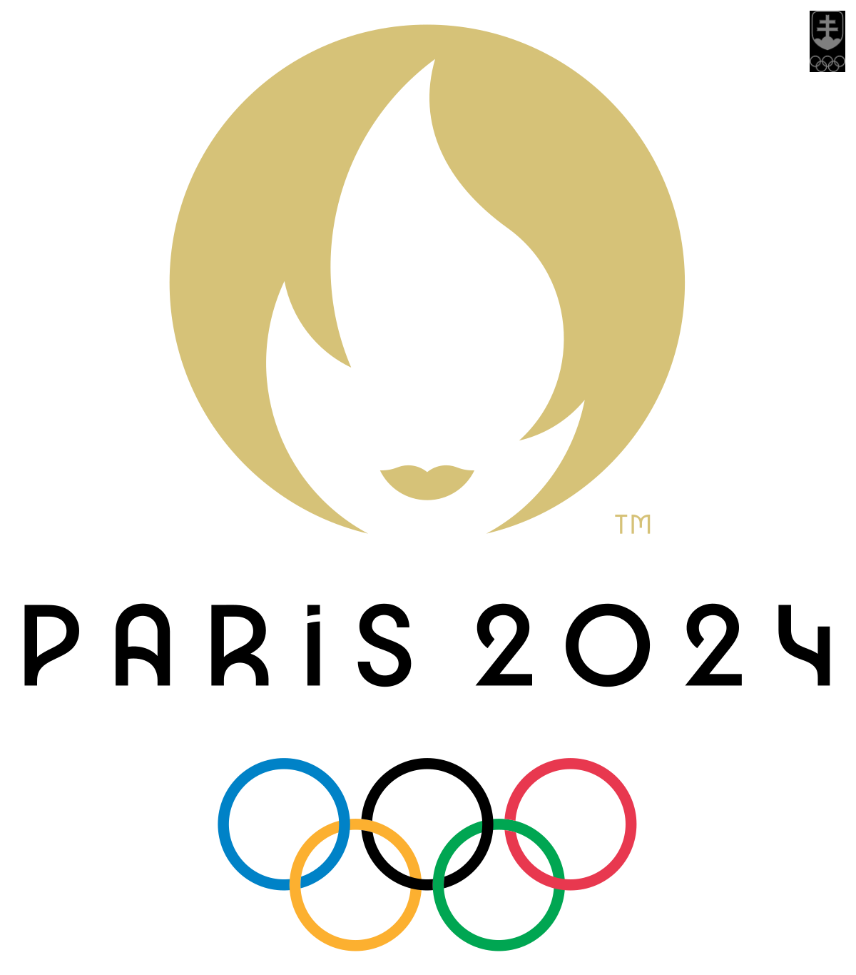 Logo Hier XXXIII. olympiády Paríž 2024.