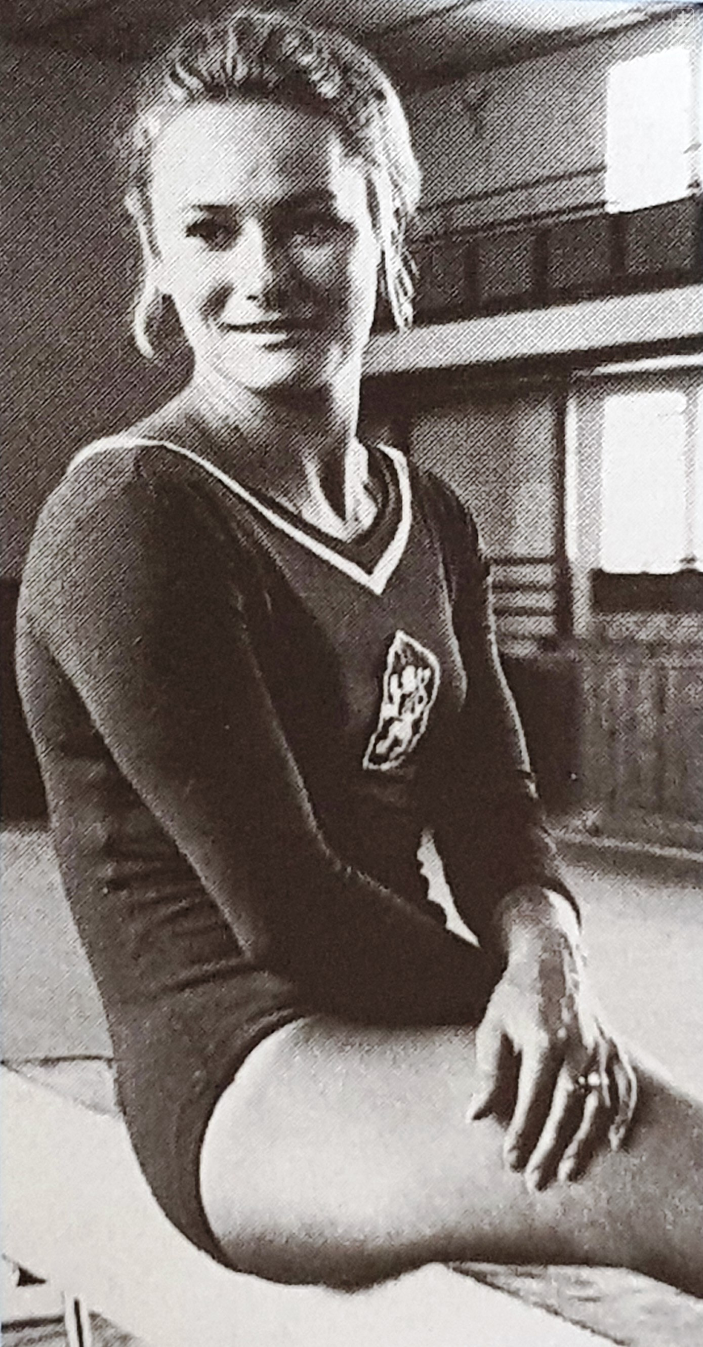 Fotografia z obdobia, keď Marika patrila medzi najlepšie športové gymnastky na svete.