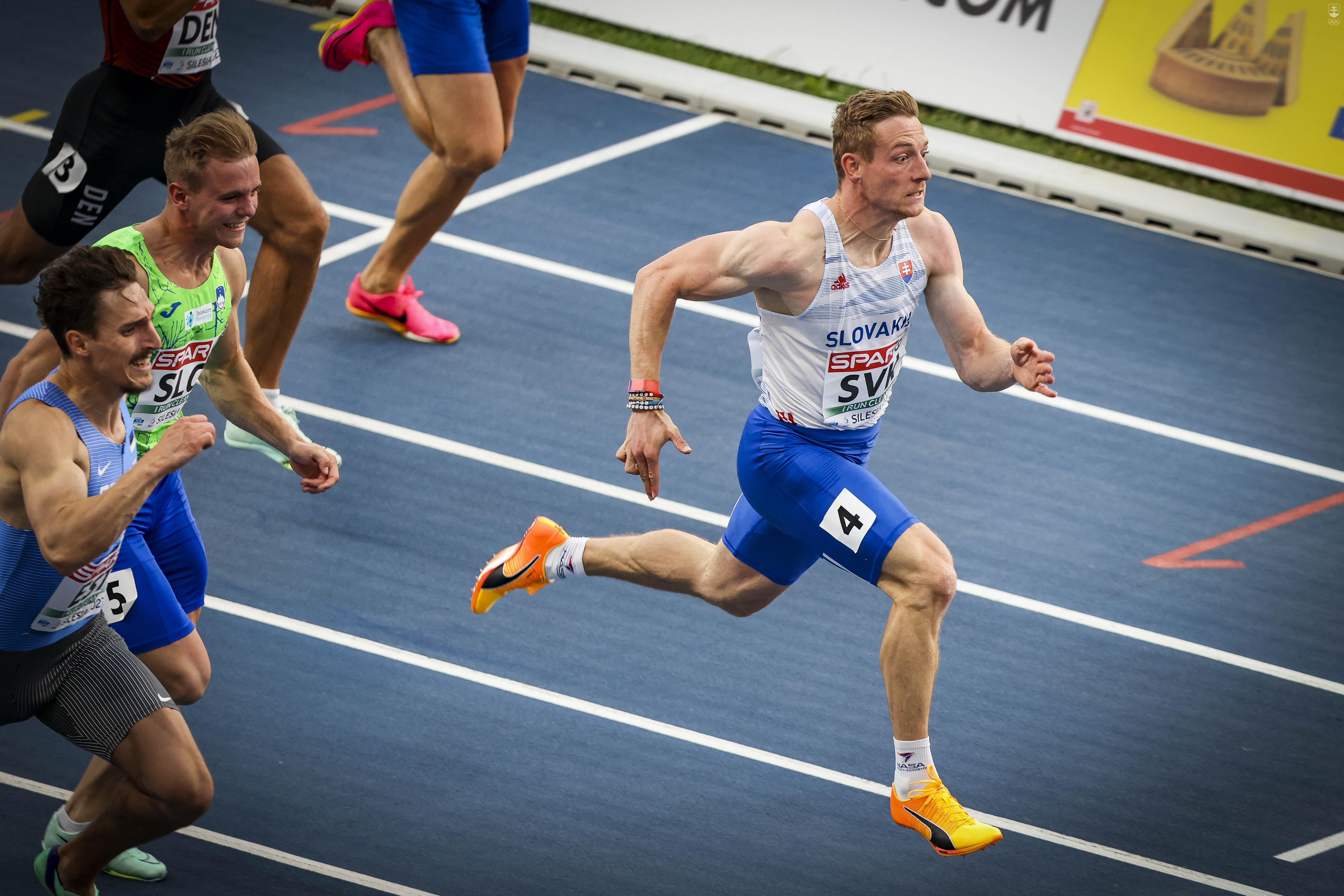 Ján Volko triumfoval na Európskych hrách v Poľsku v behu na 100 m v rámci II. divízie ME.