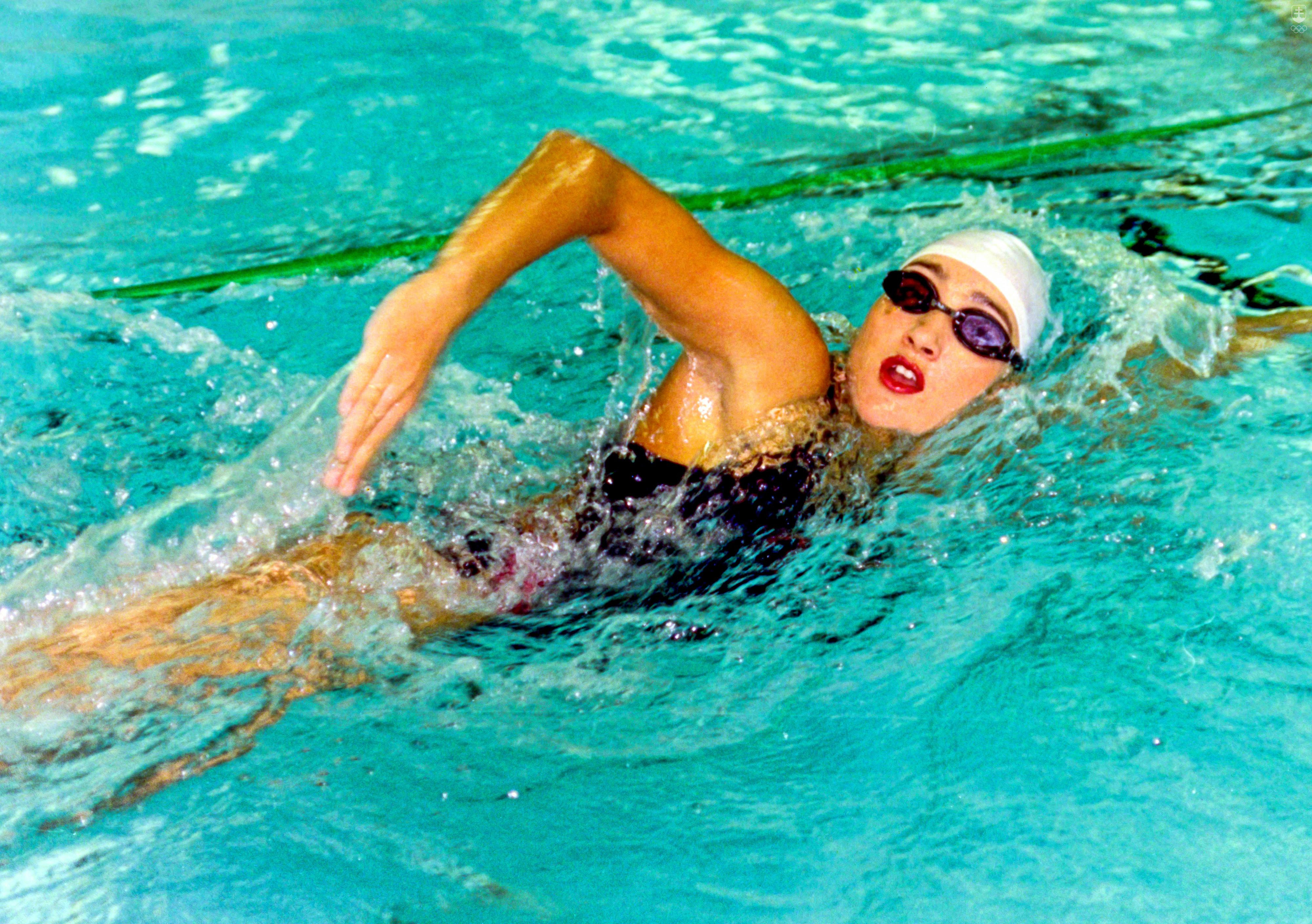 Martina Moravcová začala v roku 1993 svoju púť medzi svetové plavecké hviezdy.