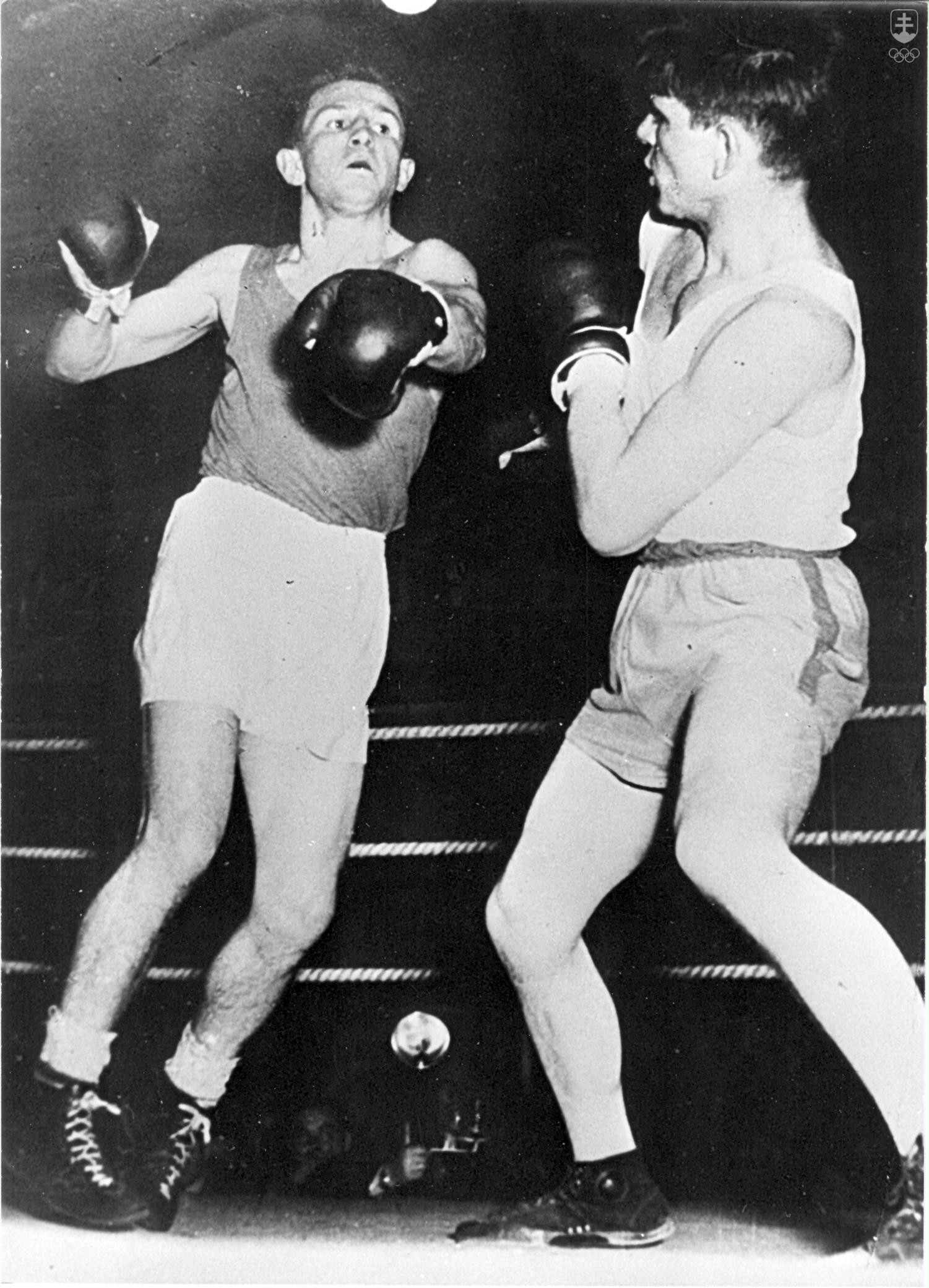 Ján Zachara (vľavo) v časoch svojej najväčšej boxerskej slávy.