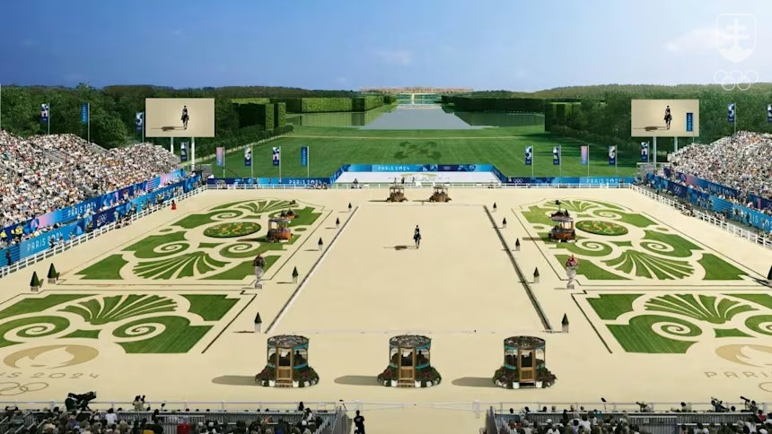 Plán štadióna vo Versailles